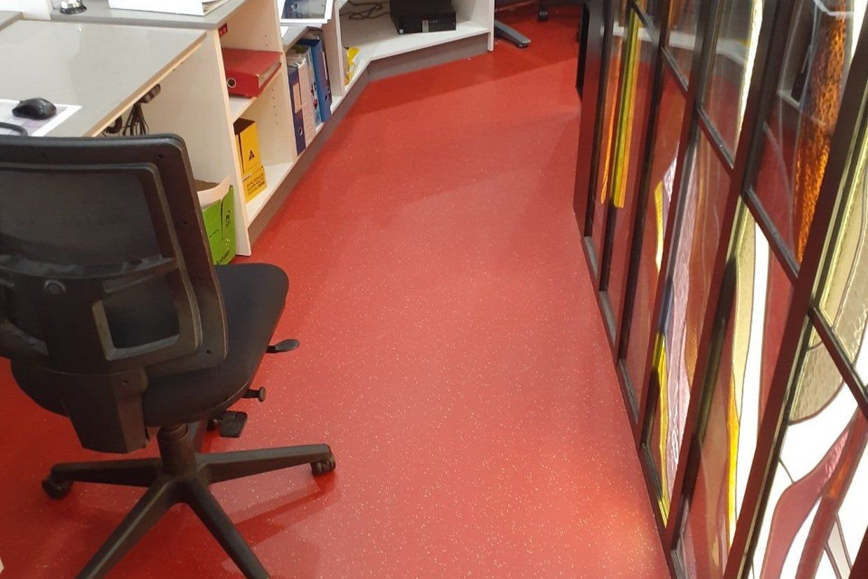 Office Newly Installed Flooring — Ozwide Flooring in Ciccone, NT