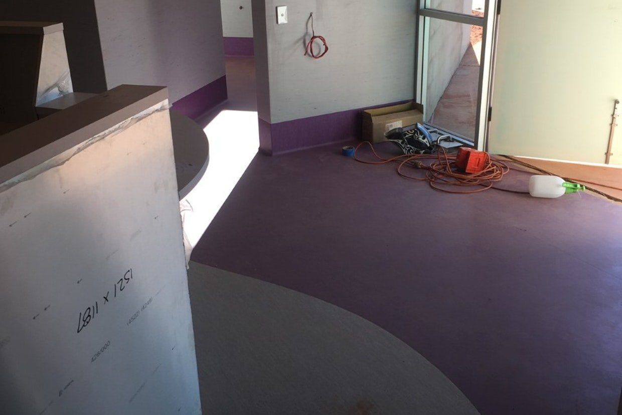 Corridor Flooring Under Renovation — Ozwide Flooring in Ciccone, NT