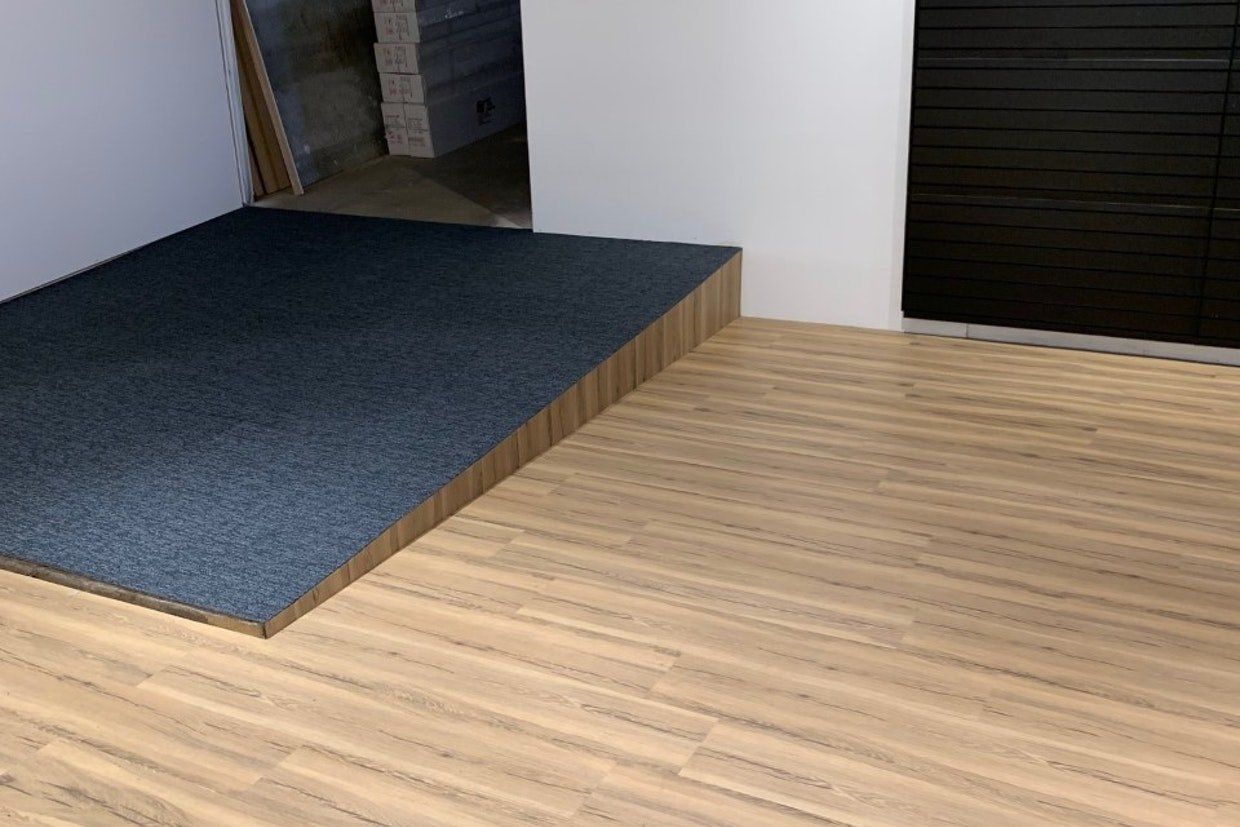 Inclined Floor with Carpet — Ozwide Flooring in Ciccone, NT