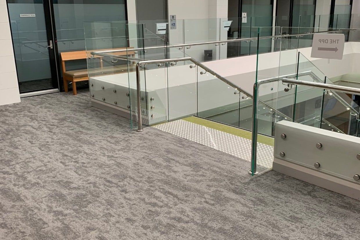 Carpet tiles on Office — Ozwide Flooring in Ciccone, NT