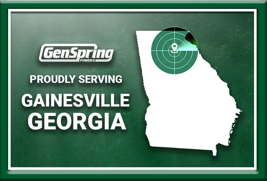 GenSpring Power Proudly Serves Gainesville, GA With Quality Home Generators.
