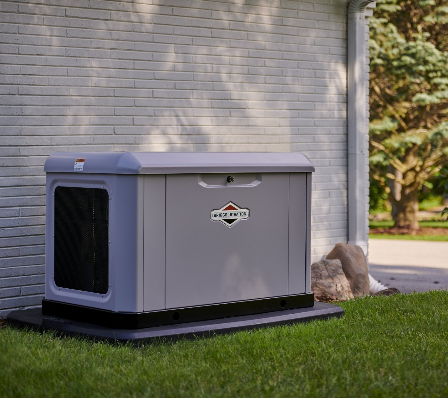 A Big Briggs & Stratton Generator Can Be Installed Outside Your GA Home With GenSpring Power!