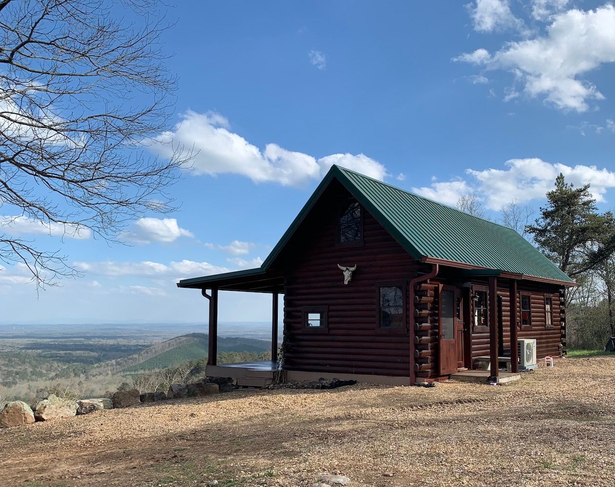 Life Goes On Interrupted in an Off-Grid Cabin With the Help of GenSpring Power in Georgia.