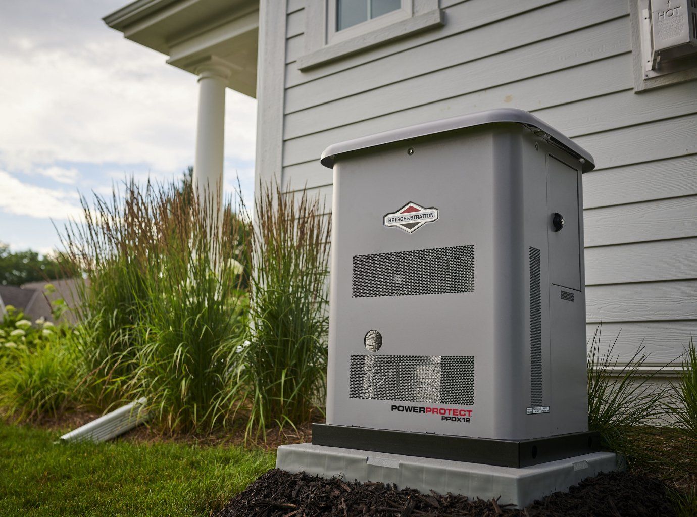 A Small PowerProtect™ DX 12kW Standby Generator From Briggs & Stratton & GenSpring Power, Inc.