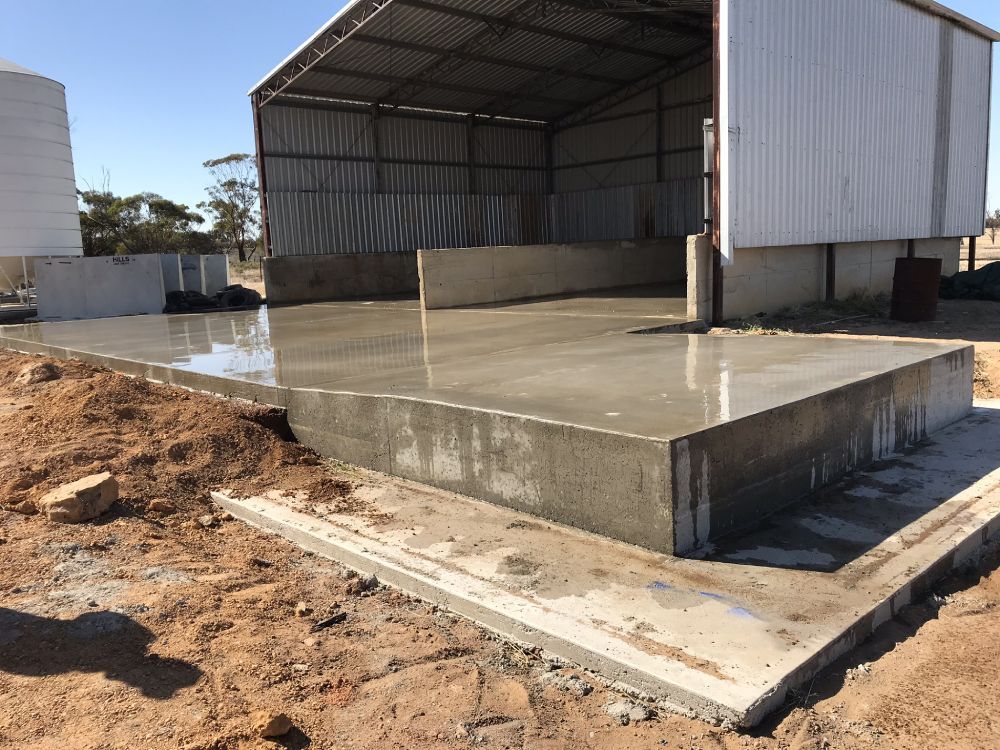 concrete platform