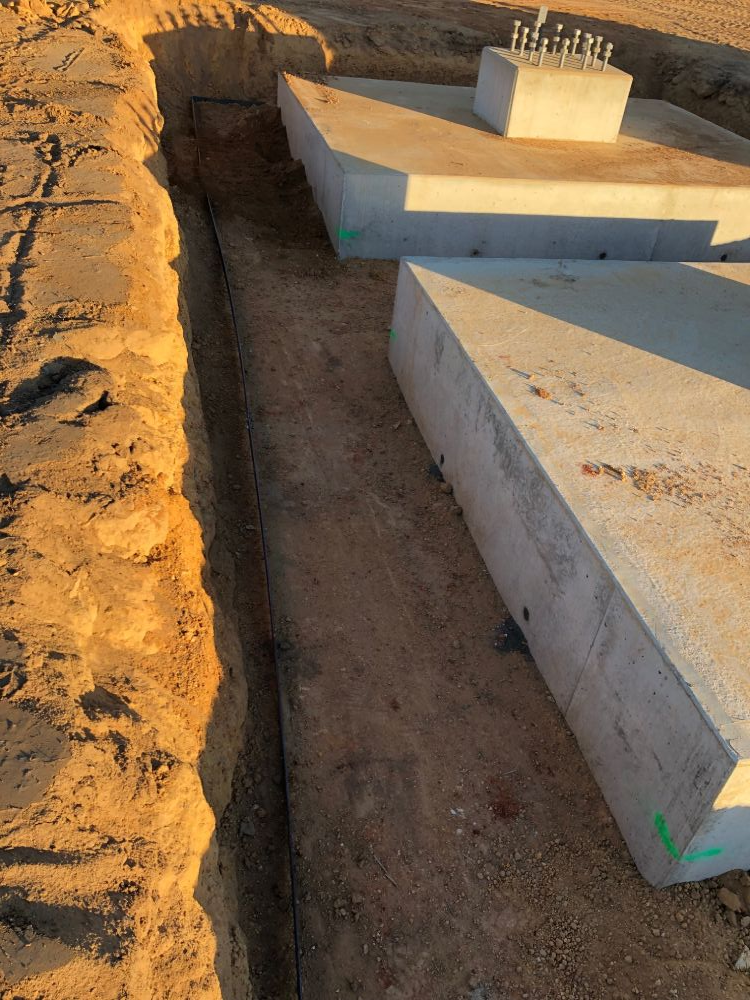 foundation being build for a building