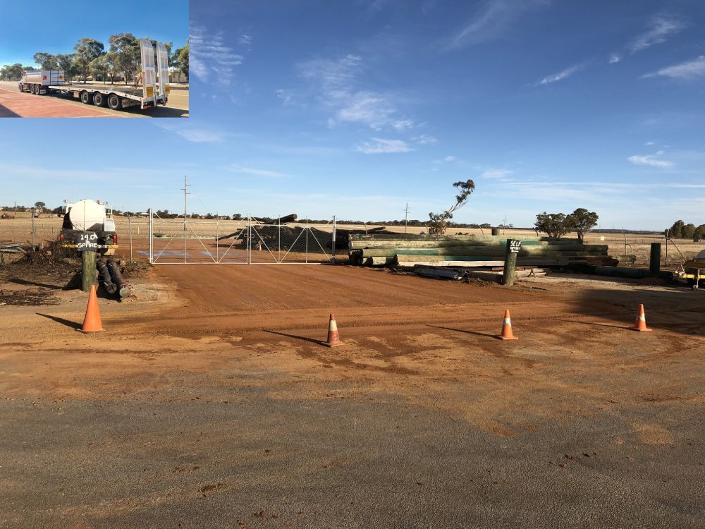 Project site leveling