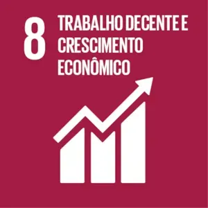 Um fundo rosa com o número 8 e um gráfico