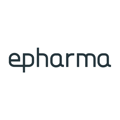 É o logotipo de uma empresa chamada epharma.