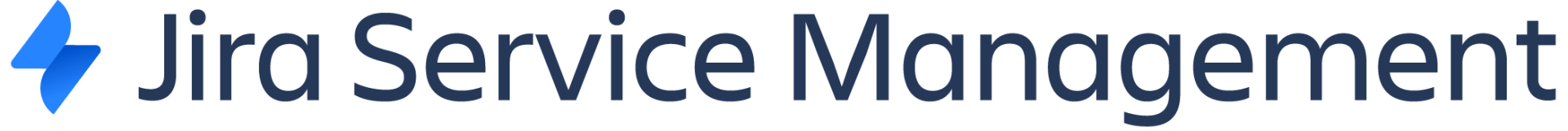 Um logotipo azul e branco para gerenciamento de serviços jira