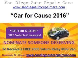 Advertisement for San Diego Auto Repair Care's 