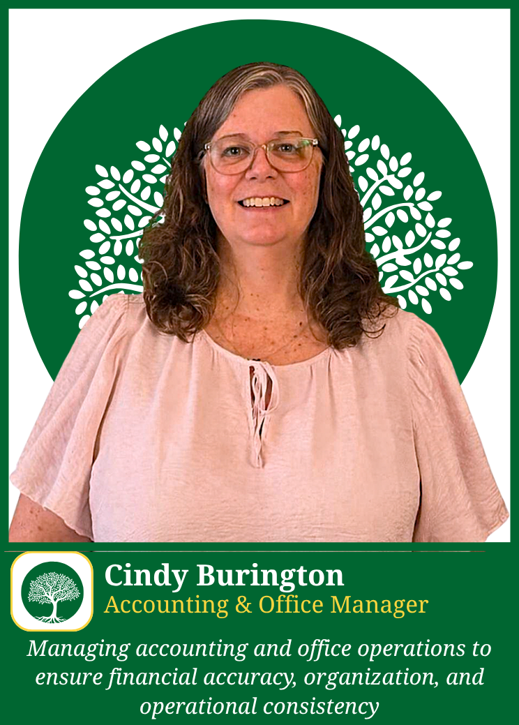 Office Team, Cindy Burington