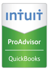 A sign that says proadvisor quickbooks on it