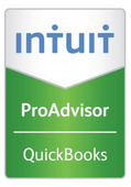 A sign that says proadvisor quickbooks on it