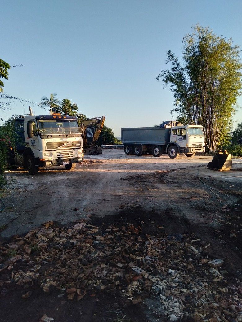 Trucks — Allcoast Group Demolition Contractors from Gallery in Sunshine Coast, QLD