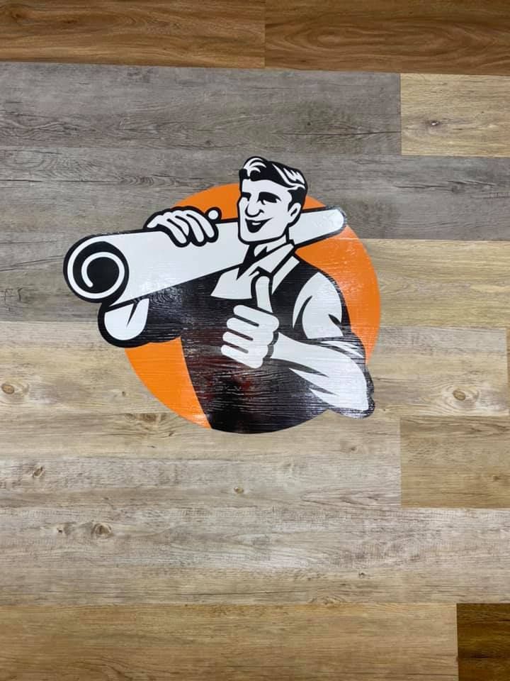 Floor Graphic — Mareeba Floor Covering Centre in Mareeba, QLD