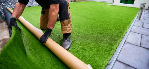 Professional artificial grass installation