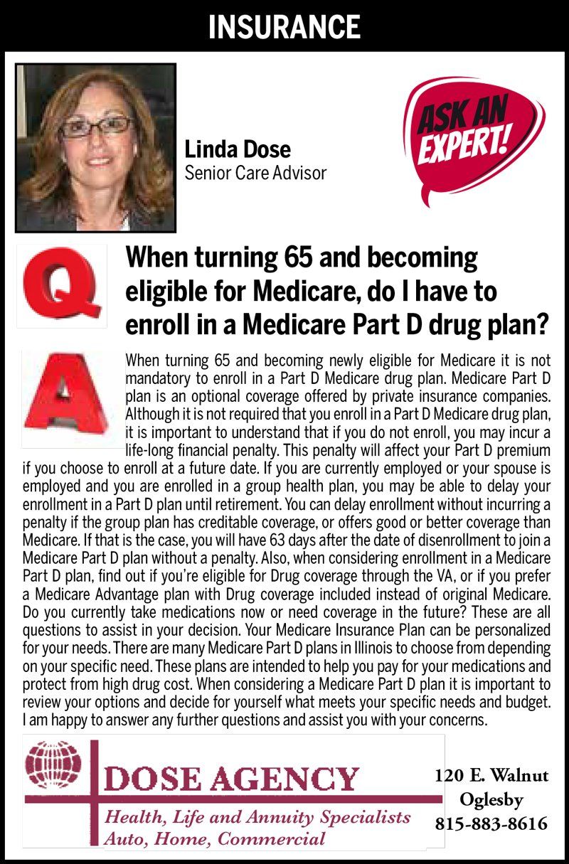 Insurance — Medicare Part D Drug Plan in Oglesby, IL