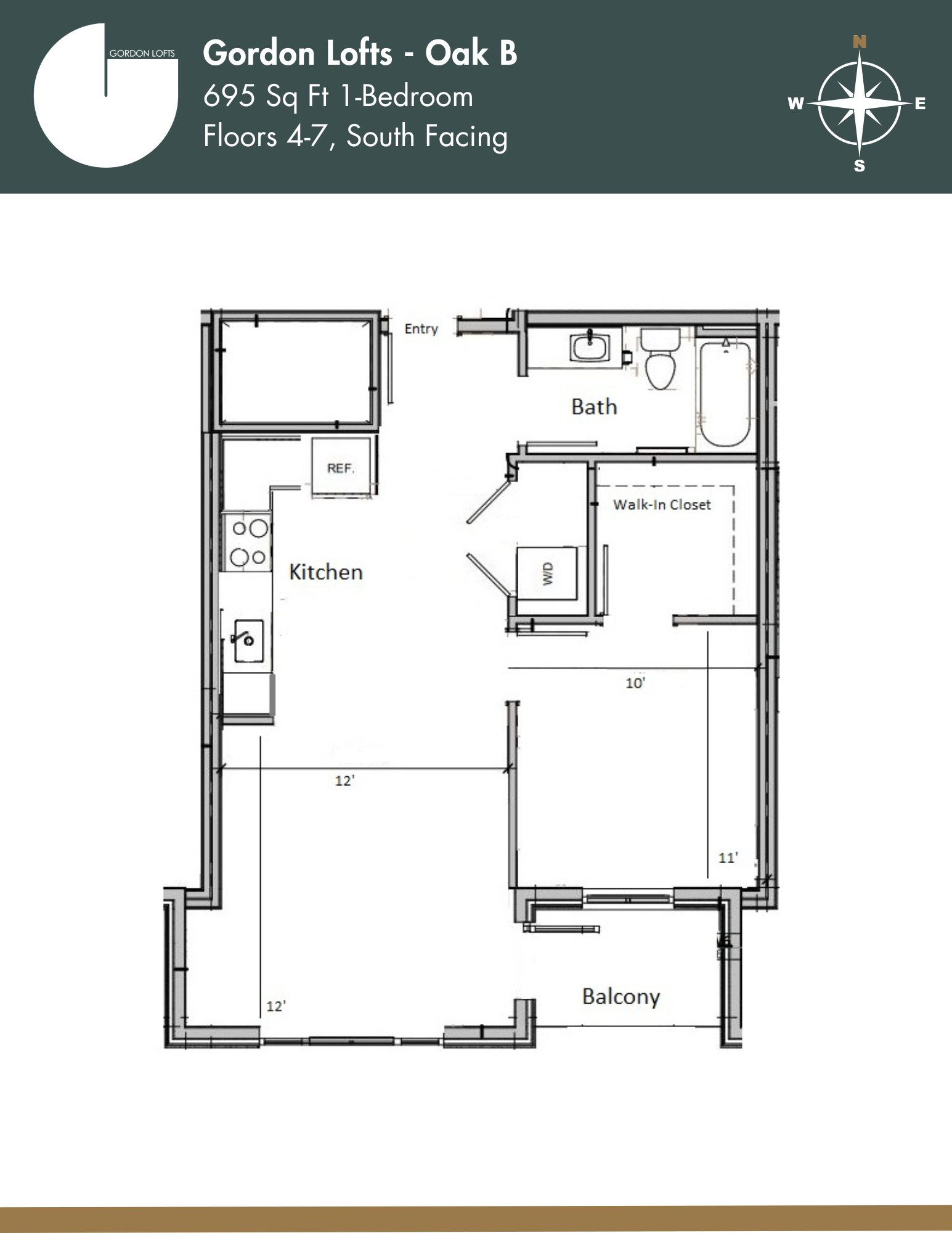 The Oak B Unfurnished floor plan