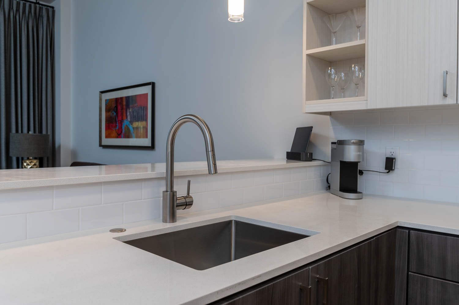 photo of kitchen with stainless steel appliances