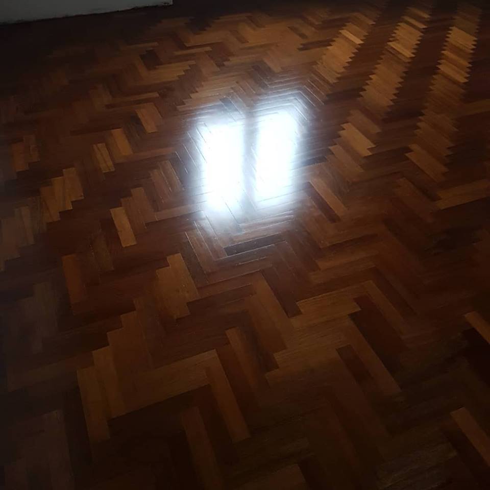 parquet dopo intervento di lucidatura