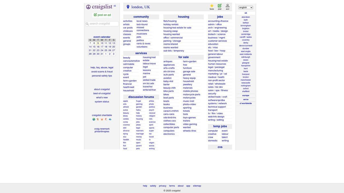 9 Amazing Classified Ads Websites to Boost Your Reach in 2026 - Craigslist