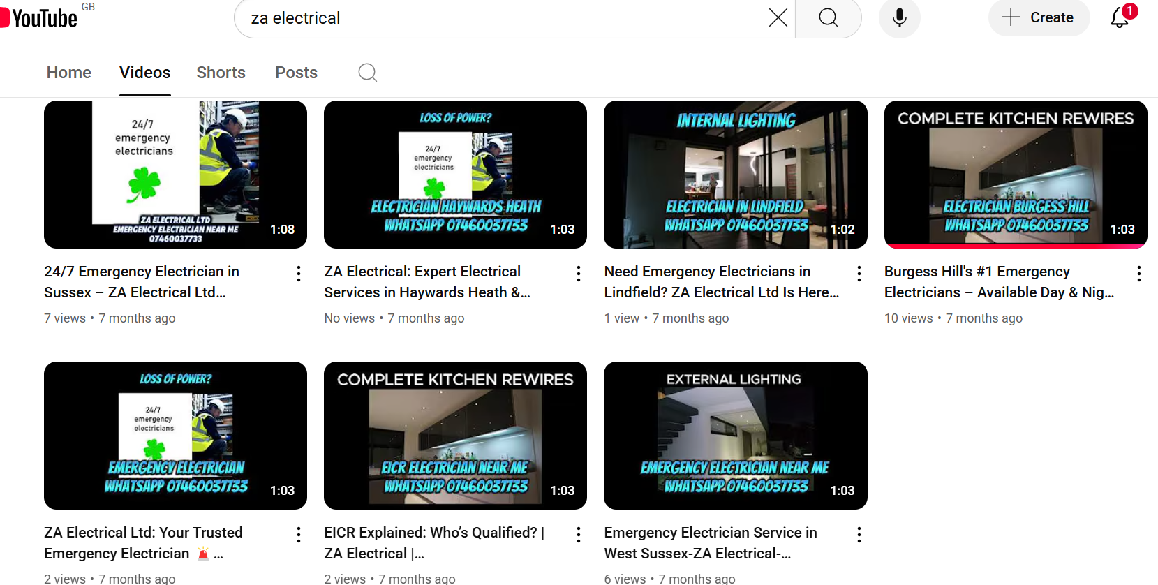 Youtube Videos Connect SEO did for our Client.