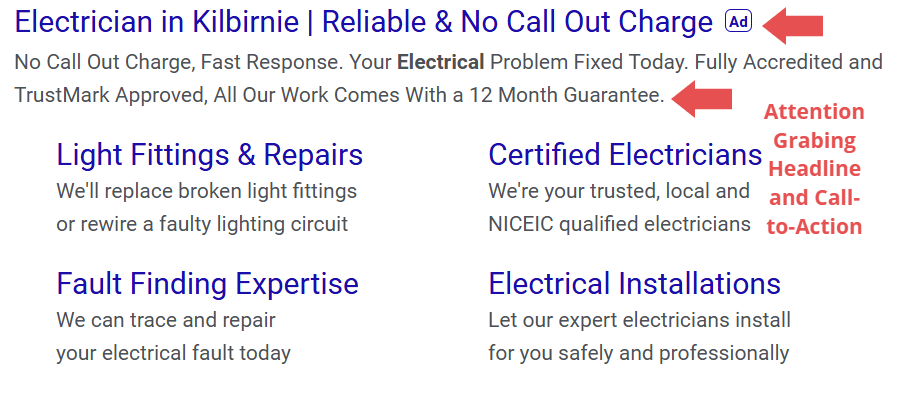 Google Ads for Electricians