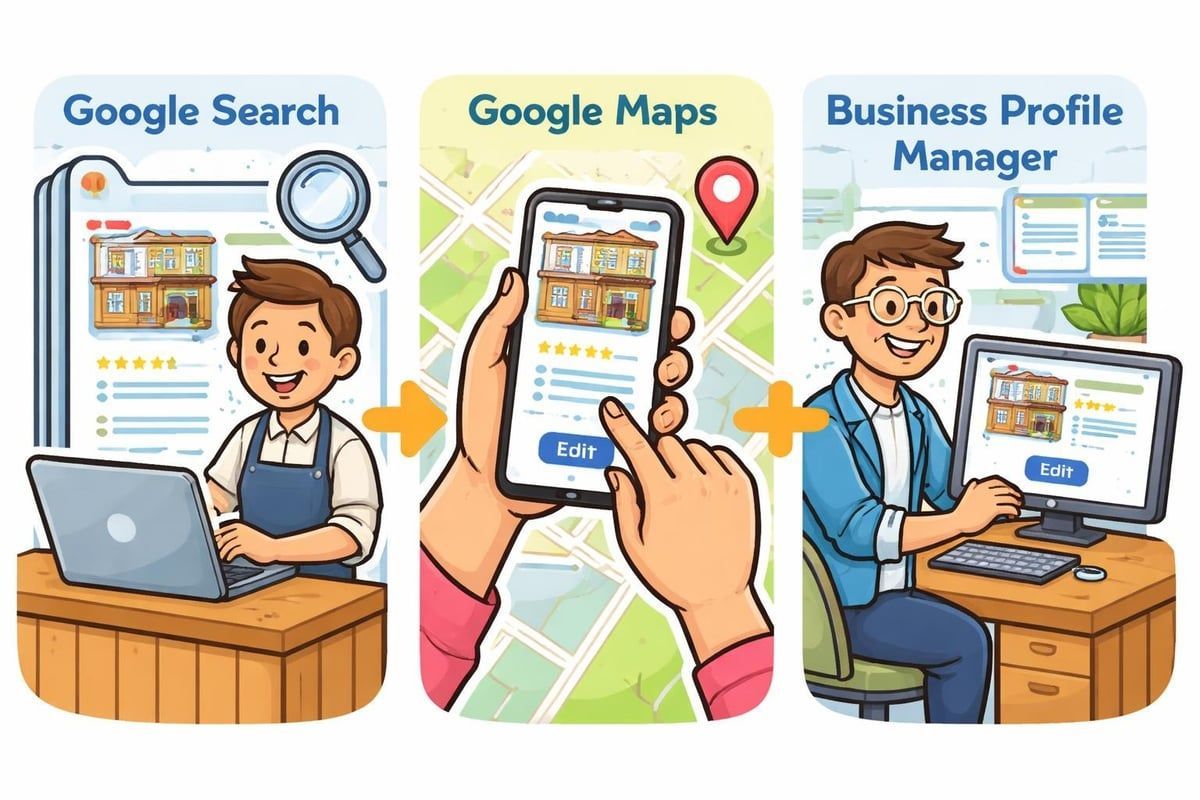 BUSINESS PROFILE MANAGER DASHBOARD