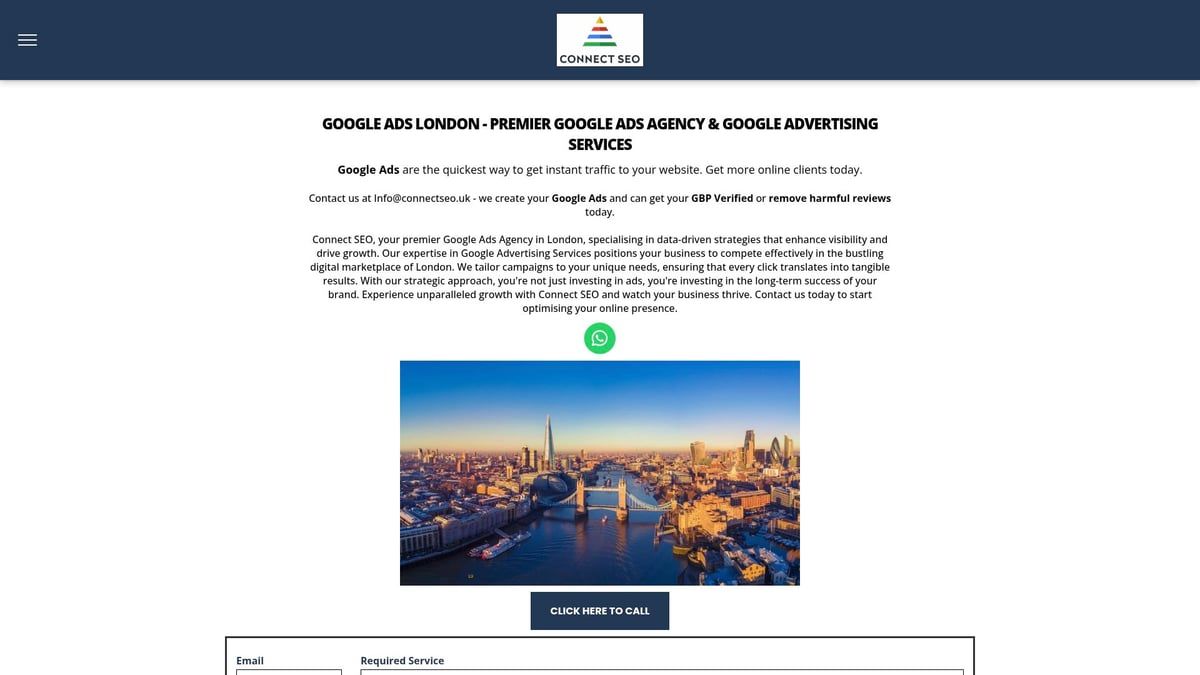 CONNECT SEO: PROFESSIONAL GOOGLE BUSINESS PROFILE VERIFICATION
