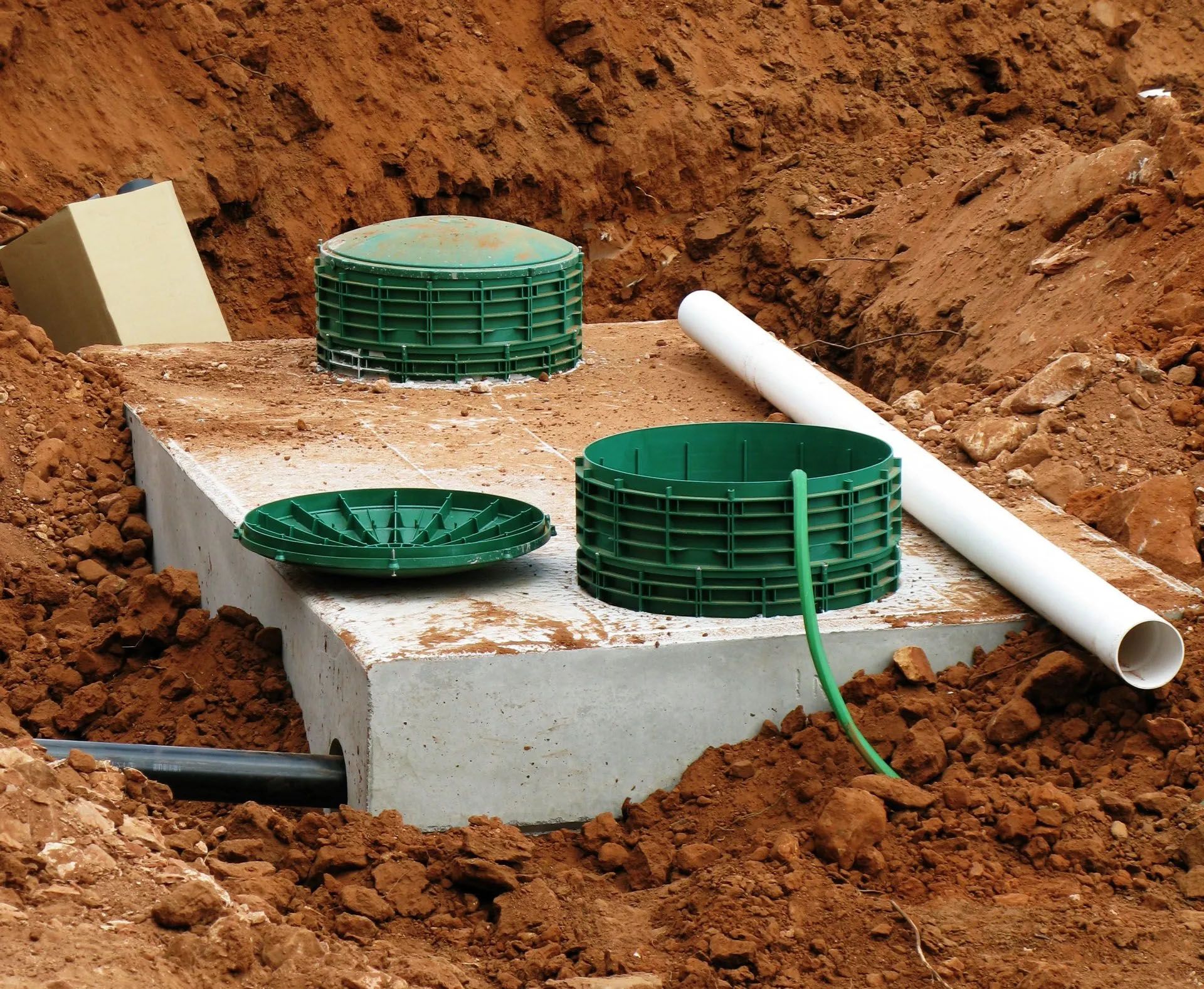 Inner workings of a septic system in Baltimore, MD