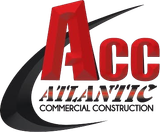 The logo for acc atlantic commercial construction