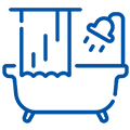 Icona di una vasca da bagno