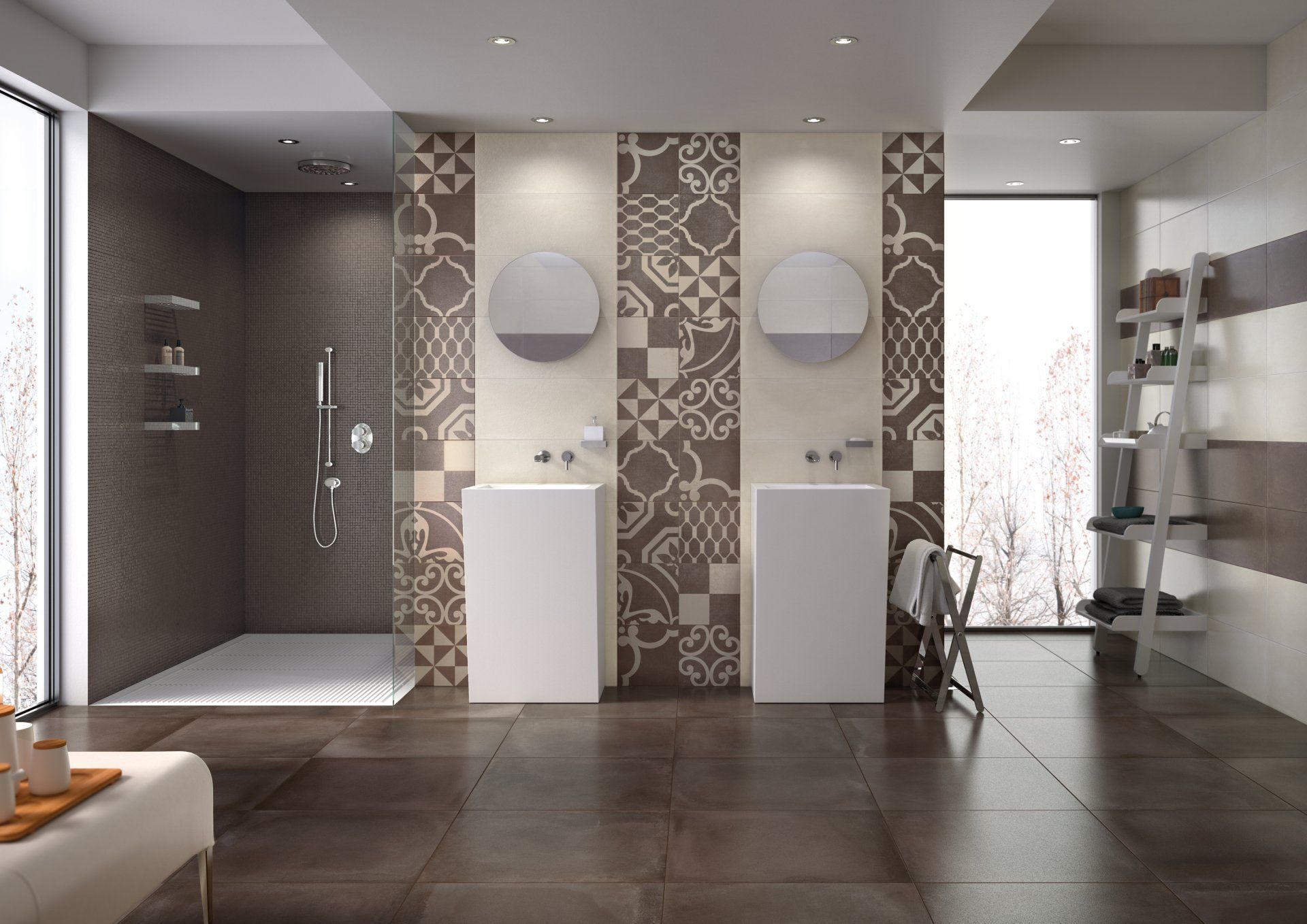 Show room con arredamento per bagni