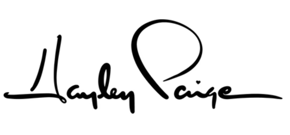 A black and white logo for louise mae on a white background.