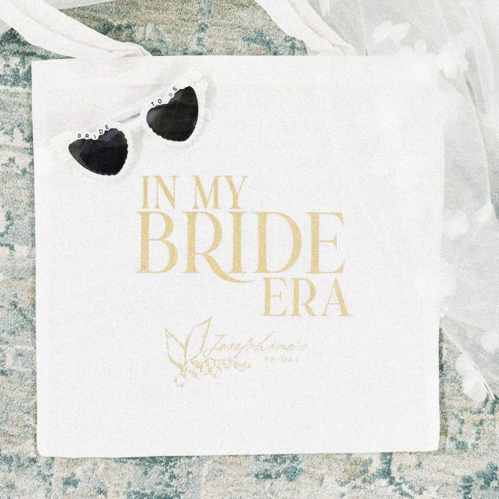 A piece of paper that says in my bride era