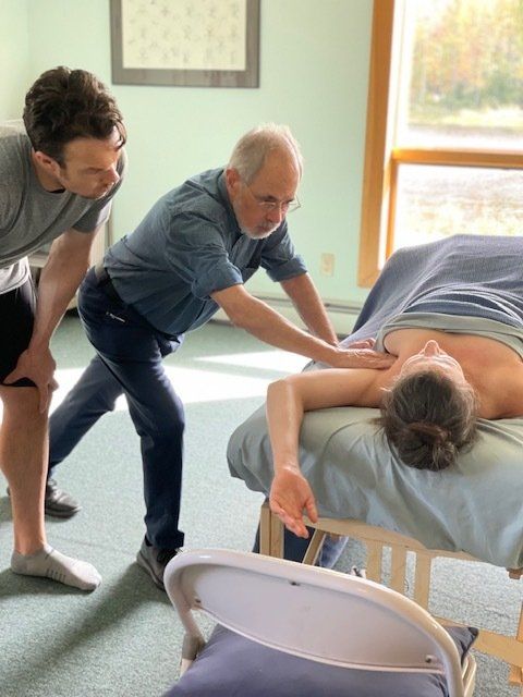 Therapist — Man Doing Facial Massage in Waldoboro, ME