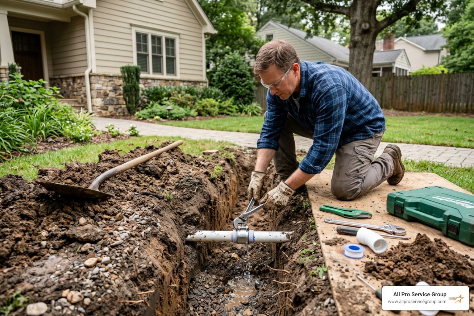 water line repair