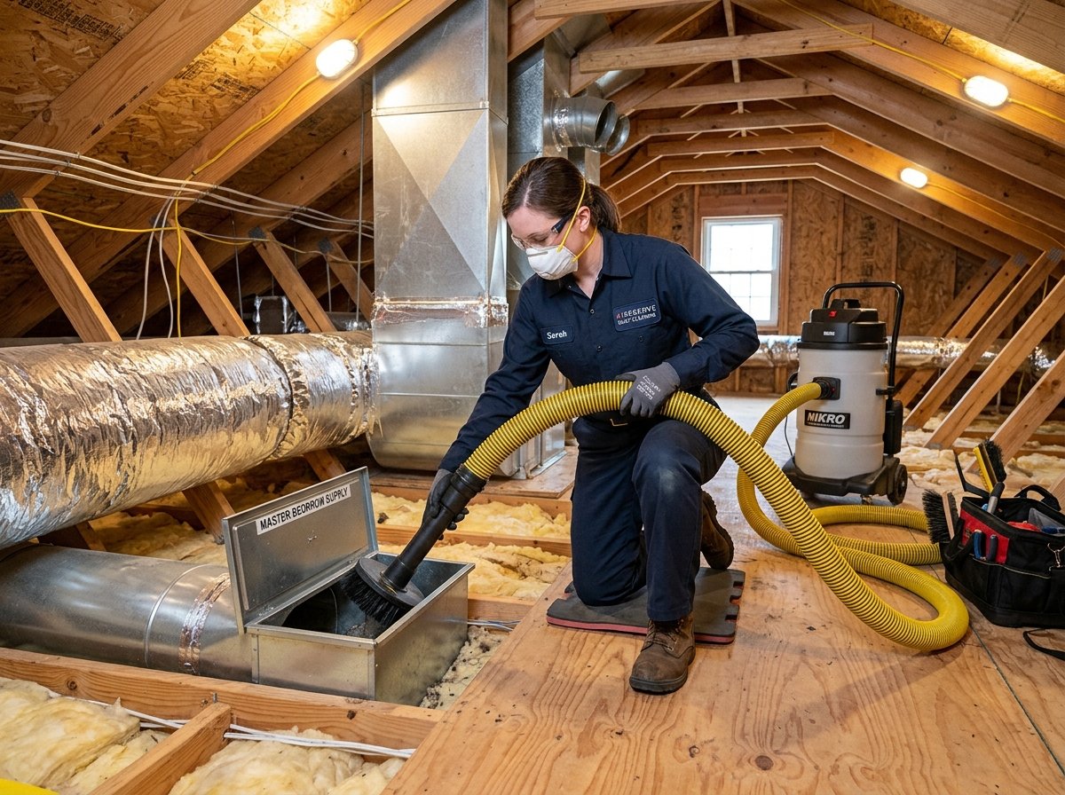 furnace cleaning duct