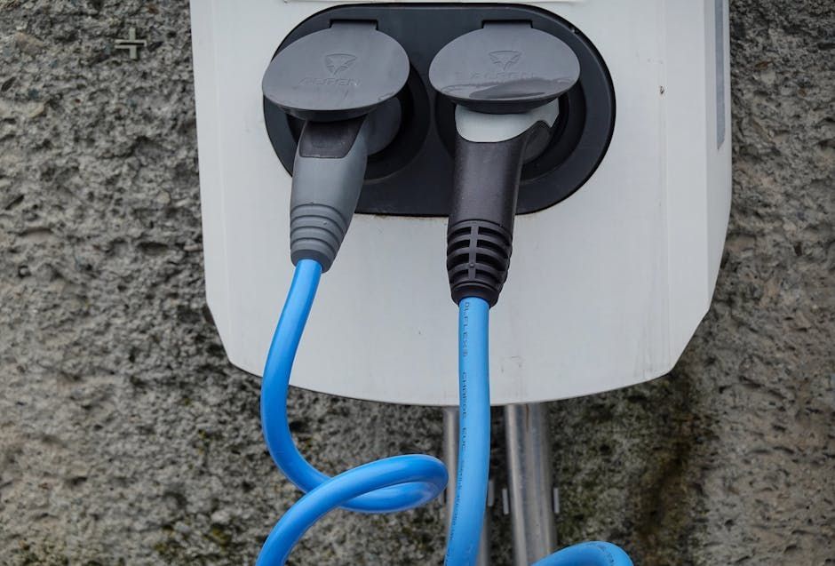 240 volt outlet for electric car home charging station