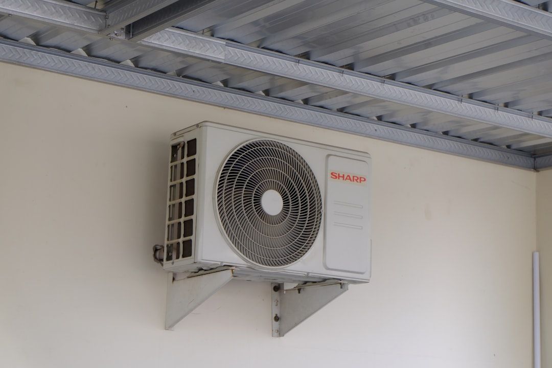 23000 BTU mini split installed in a spacious living room