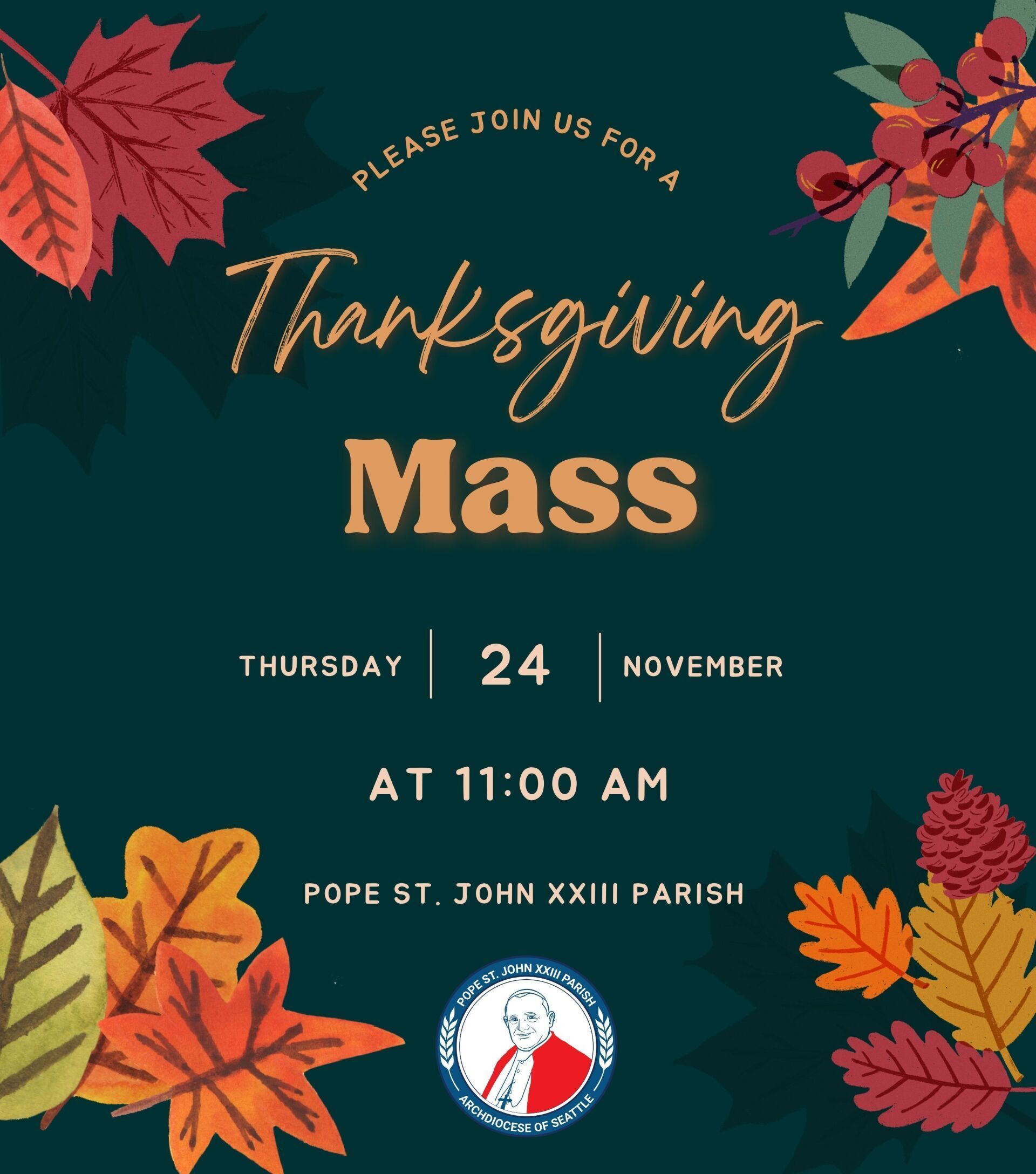 PSJXXIII Thanksgiving Mass