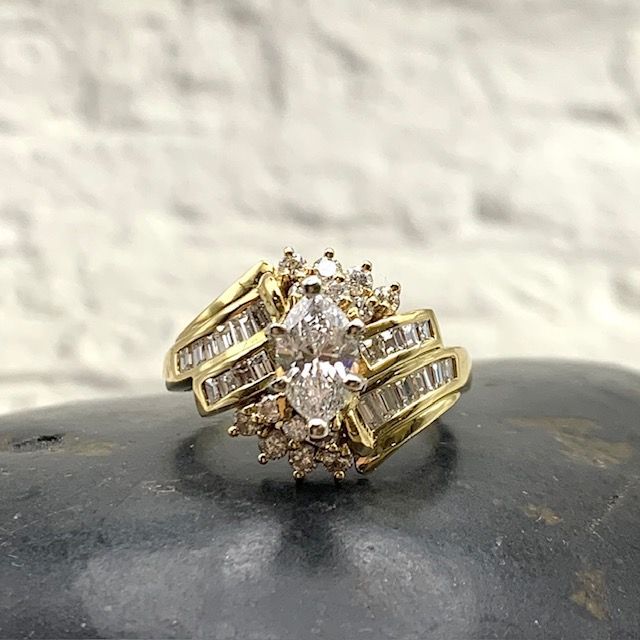 Marquise Magic With Diamond Ring — Arlington, Texas — Diamonds & Designs