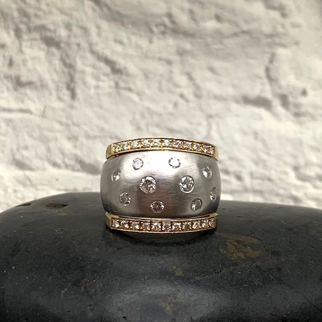 Platinum Dome Ring — Arlington, Texas — Diamonds & Designs