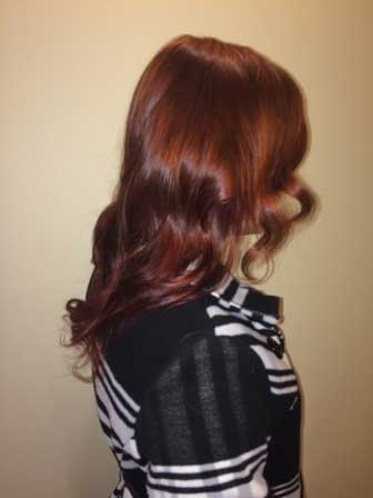 Light red hair color — Hair & Skin Care service in Newark, DE