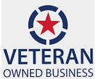 a veteran owned business logo with a red star in a circle | Gainesville, GA | Gordon Pro Tree Service