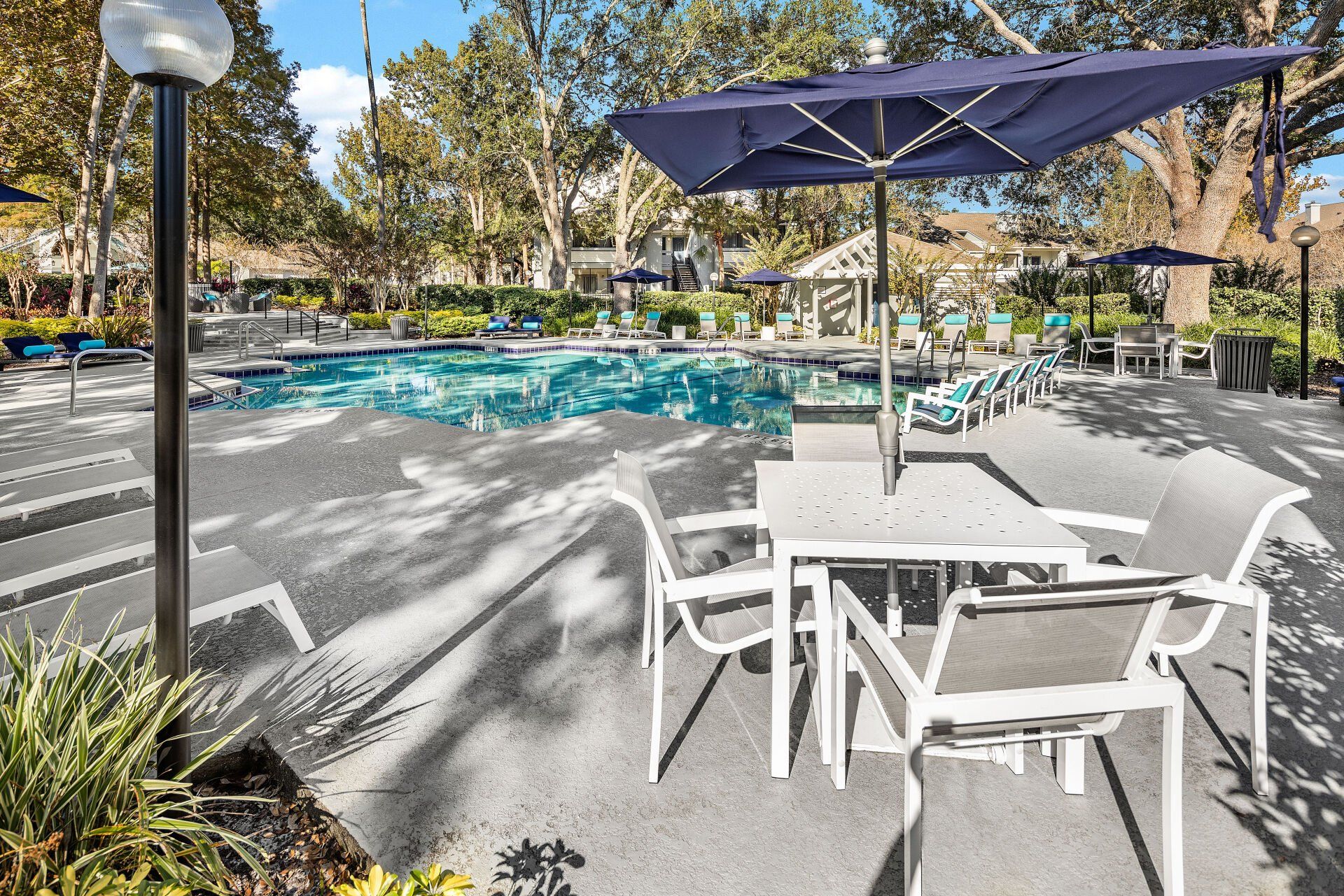 Resort Pool with Chairs | 1801 Metrowest