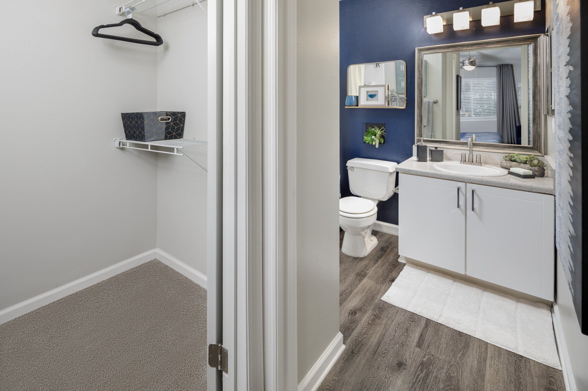 Bathroom with walk-in closet at 1801 Metrowest