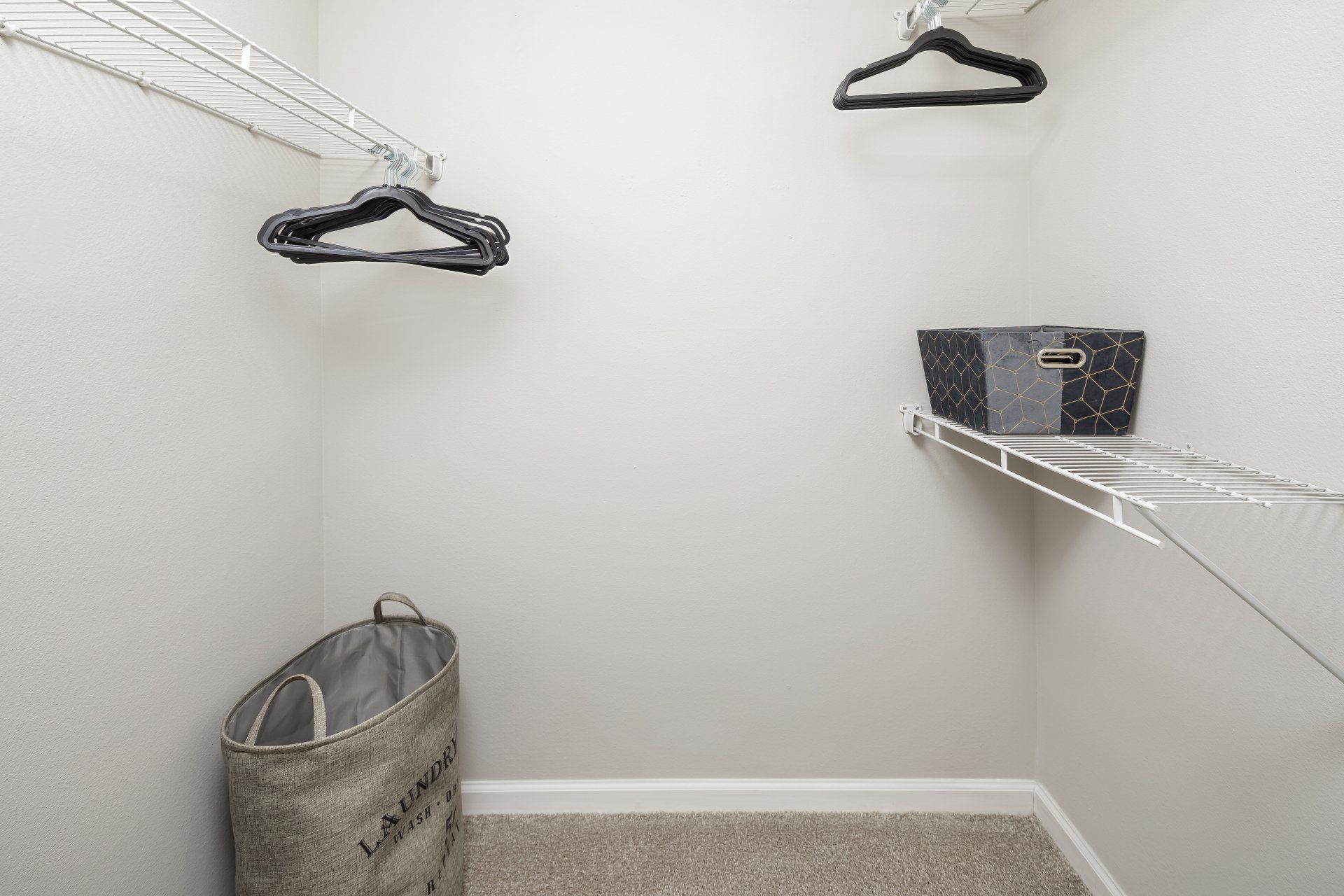 Spacious Closet with hangers at 1801 Metrowest