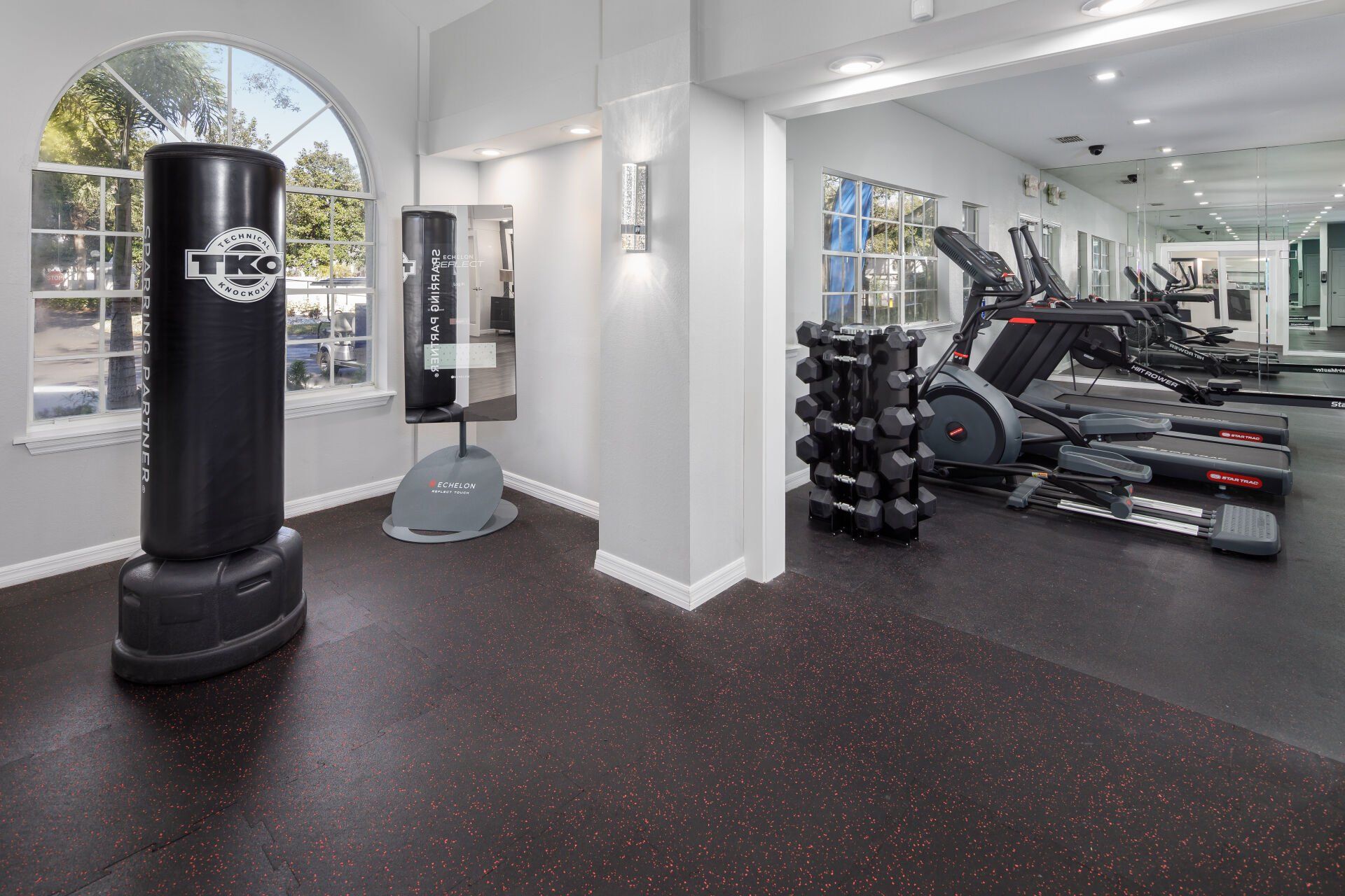 Personal Fitness Room with treadmill at 1801 Metrowest